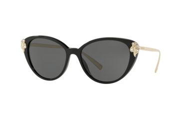 Image of Versace VE4351B Progressive Prescription Sunglasses, 55mm, Black, VE4351B-GB1-87-55-PRO