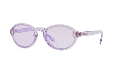 Image of Versace VE4352 Sunglasses 52771A-54 - Transparent Lilac Frame, Light Violet Lenses