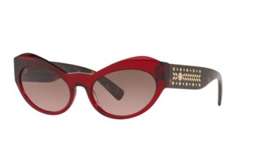 Image of Versace VE4356 Prescription Sunglasses, 54mm, Transparent / Red, VE4356-388-14-54-SV