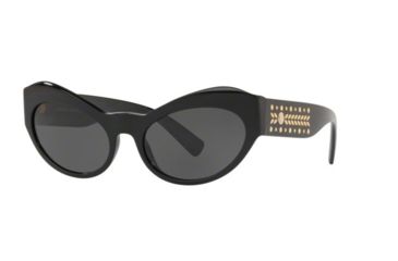 Image of Versace VE4356 Prescription Sunglasses, 54mm, Black, VE4356-GB1-87-54-SV