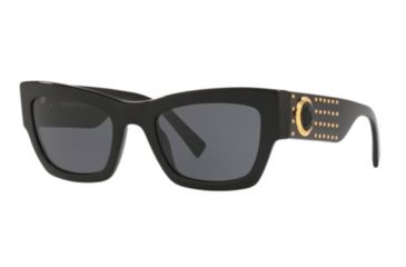 Image of Versace VE4358 Prescription Sunglasses, 52mm, Black, VE4358-529587-52-SV