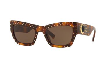 Image of Versace VE4358 Prescription Sunglasses, 52mm, Havana, VE4358-521773-52-SV