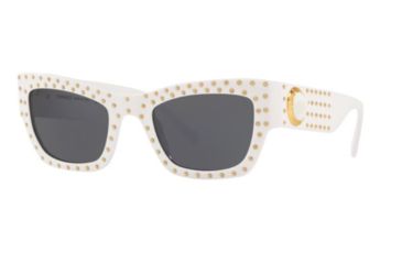 Image of Versace VE4358 Prescription Sunglasses, 52mm, White, VE4358-401-87-52-SV