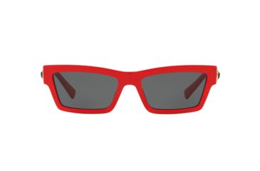 Image of Versace VE4362 Progressive Prescription Sunglasses, 55mm, Red, VE4362-506587-55-PRO