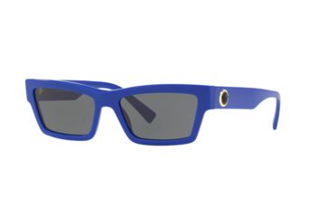 Image of Versace VE4362 Progressive Prescription Sunglasses, 55mm, Blue, VE4362-529487-55-PRO