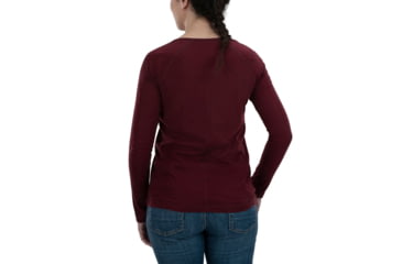 Image of Vertx Collins Henley Long Sleeve Shirt - Womens, Warm Wine, Extra Large, F1 VTX7015 WW XLARGE
