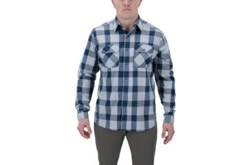 Image of Vertx Guardian 2.0 Long Sleeve Shirt - Men's, Small, Navy Cross Plaid, F1 VTX1441 NVCP SMALL REG