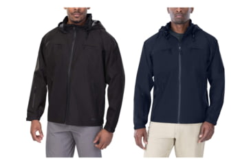 Image of Vertx Integrity Waterproof Shell Jacket, Black, Navy