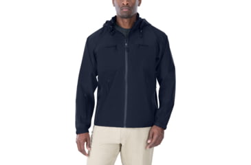 Image of Vertx Integrity Waterproof Shell Jacket, Mens, 100% Polyester, w/ Removable Hood, Navy, Extra Small, F1 VTX8800 NV XSMALL REG
