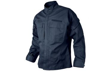 Image of Vertx Men's  Recon Polyester/Cotton Ripstop Garrison Shirt, Navy, Medium Regular F1 VTX8821 NV MEDIUM REG