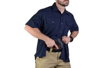 Image of Vertx Men's  Weapon Guard Short Sleeve Guardian Shirt, Navy, Extra Large F1 VTX1430 NV XLARGE