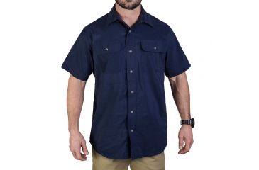 Image of Vertx Men's  Weapon Guard Short Sleeve Guardian Shirt, Navy, Extra Large F1 VTX1430 NV XLARGE