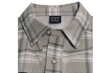 Image of Vertx Mens Short Sleeve Speed Concealed Carry 37.5 Active Particle Technology Rayon/Poly Shirt, Steel, LARGE F1 VTX1400 ST LARGE