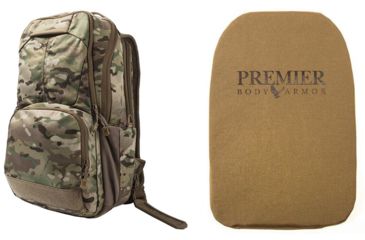 Image of Vertx Ready Pack 2.0 in MultiCam with Premier Body Armor Ballistic Panel