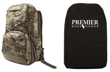 Image of Vertx Ready Pack 2.0 in MultiCam with Premier Body Armor Ballistic Panel