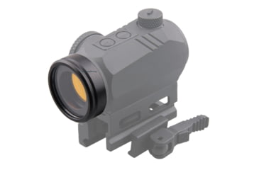 Image of VeWar Red Dot Sight Protection Cap, 29 -29.3mm Objective Lens, Acrylic, 29.5mm Internal Diameter, Black, SCOT-59