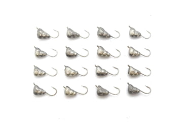 Image of Vexan 50-Pack Unpainted Tungsten Grub Ice Fishing Jigs, UnpaintedTungsten Grub, 3.5g, 4mm, TVFG-3.5g-10 Unpainted