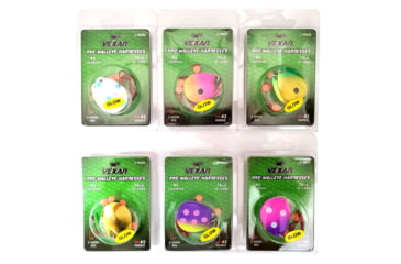 Image of Vexan Six 2-Packs Glow Walleye Crawler Harnesses, Kit 3, White Wonderbread/Pink/Orange/Green/Gold/Purple, 48, Variety #7 WH