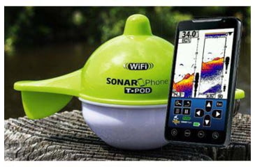 Image of Vexilar SonarPhone w/ Transducer Pod, Green, Regular, SP100