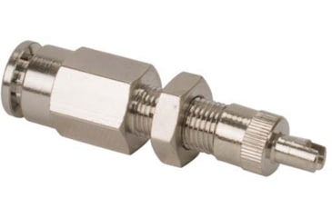 Image of VIAIR DOT Inflation Valve, For 1/4in Air Line, PTC Style, Nickel Plated, 2 pcs, 11490