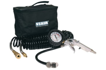 Image of VIAIR Tire Inflation Kit w/2.5in Mechanical Gauge Tire Gun, 200 PSI, 30ft Hose, 00047