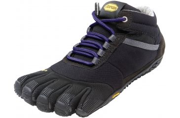 Image of Vibram FiveFingers Trek Ascent Insulated Hiking Shoe - Women's -Black/Purple-Medium-39