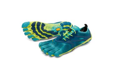 Image of Vibram FiveFingers V-Run Road Running Shoes - Women's, Teal/Navy, 41, 18W700141