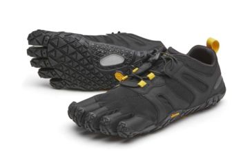Image of Vibram FiveFingers V-Trail 2.0 Camp Shoe, Five Fingers - Womens, Black/Yellow, 38, 19W760138