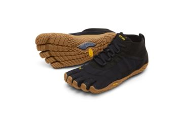 Image of Vibram FiveFingers V-Trek Camp Shoe, Black/Gum, 39 Euro, 18W740139