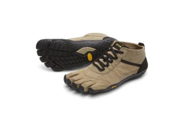 Image of Vibram FiveFingers V-Trek Camp Shoe, Five Fingers - Men's, Khaki/Black, 43, 18M740343