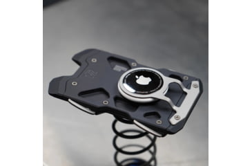 Image of Vice Hardware F1 Black Vice Wallet, 2.35in x 3.65in x 0.32in, Black Anodized Aircraft Grade Aluminum Body, F1-BLK-VICE