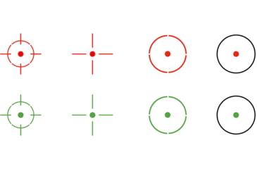 Image of VictOptics IPM 1x23x34 21mm Weaver, Reflex Red Dot Sight, Black, RDSL15
