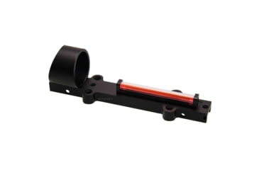Image of VictOptics Shotgun Fiber Sight, 1x28mm, Red Fiber, Circle-Dot Reticle, 6063-T6, Black, RDSL08