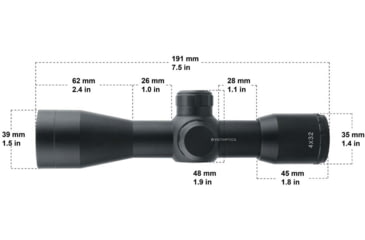Image of VictOptics B1 4x32C Rifle Scope, Second Focal Plane