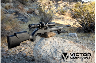 Image of Victor Company Titan 1022 Precision Rimfire Stock, Black, TITAN-1022-BLK