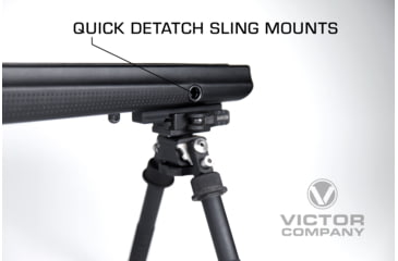 Image of Victor Company Titan 1022 Precision Rimfire Stock, Black, TITAN-1022-BLK