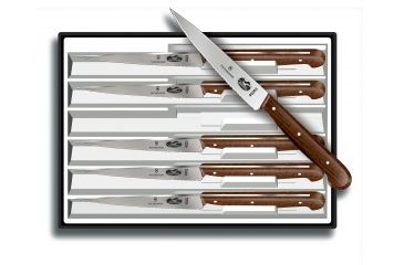 Image of Victorinox 6-Piece Steak Set spear point (40002) Rosewood HDL 46059