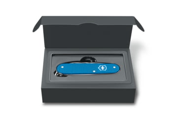 Image of Victorinox Cadet Alox Limited Edition 2020 Swiss Pocket Knife, Ribbed, Aqua Blue, 84mm, 0.2601.L20