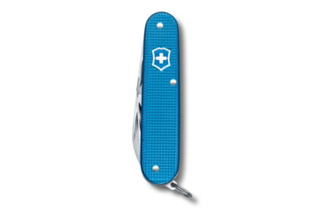 Image of Victorinox Cadet Alox Limited Edition 2020 Swiss Pocket Knife, Ribbed, Aqua Blue, 84mm, 0.2601.L20