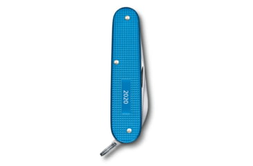 Image of Victorinox Cadet Alox Limited Edition 2020 Swiss Pocket Knife, Ribbed, Aqua Blue, 84mm, 0.2601.L20