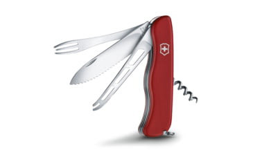 Image of Victorinox Cheese Master Swiss Pocket Knife, Serrated, Red, 0.8313.W