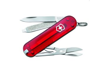 Image of Victorinox Classic SD Knife-Translucent Ruby