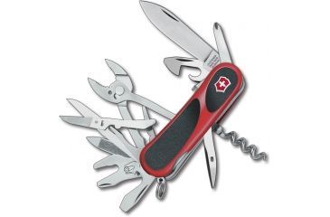 Image of Victorinox EvoGrip S557 Swiss Army Knife, Red &amp; Black, 2.5in 2.5223.SC-X2