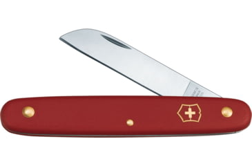 Image of Victorinox Floral Knife Red, 2.5 stainless sheepsfoot blade, Red synthetic handle, 3.9050.B1