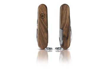 Image of Victorinox Hiker Wood Swiss Army Pocket Knife, Walnut, 91mm, 1.4611.63-X1
