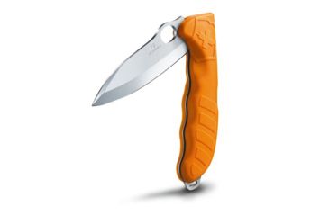Image of Victorinox Hunter Pro M with Pouch One-Hand Lock Blade, Orange, 130mm 0.9411.M9