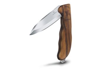 Image of Victorinox Hunter Pro with Pouch One-Hand Lock Blade, Wood, 130mm 0.9411.63
