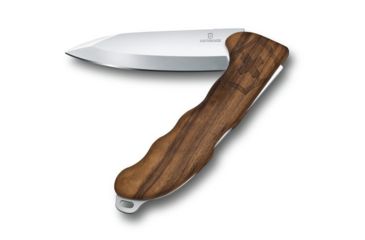Image of Victorinox Hunter Pro with Pouch One-Hand Lock Blade, Wood, 130mm 0.9411.63