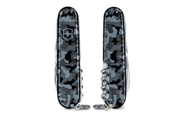 Image of Victorinox Huntsman Medium Pocket Knife for Hunting, Navy Camo, 91mm 1.3713.942US2