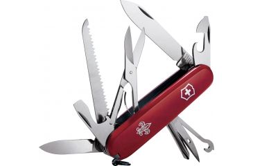 Image of Victorinox Huntsman Boy Scout Swiss Army Knife Red 55201